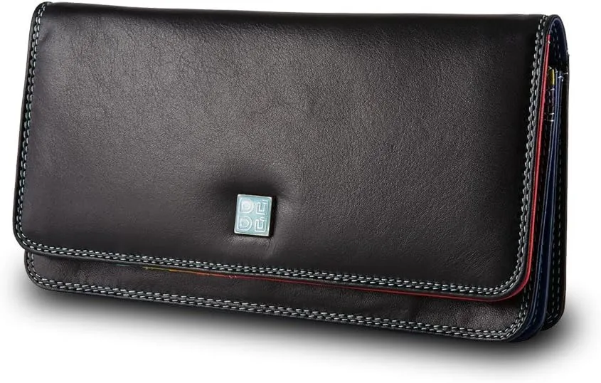 DuDu Colorful Canarie – Leder Geldbörse Damen mit RFID