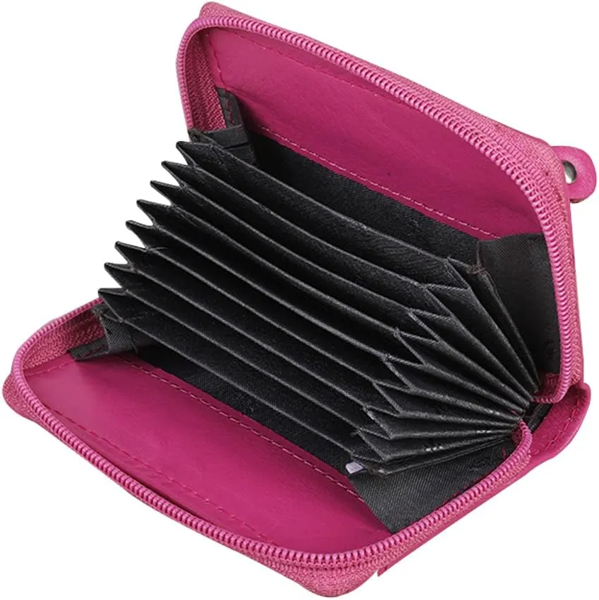 STARHIDE Damen Kartenhalter – kleine Leder Geldbörse