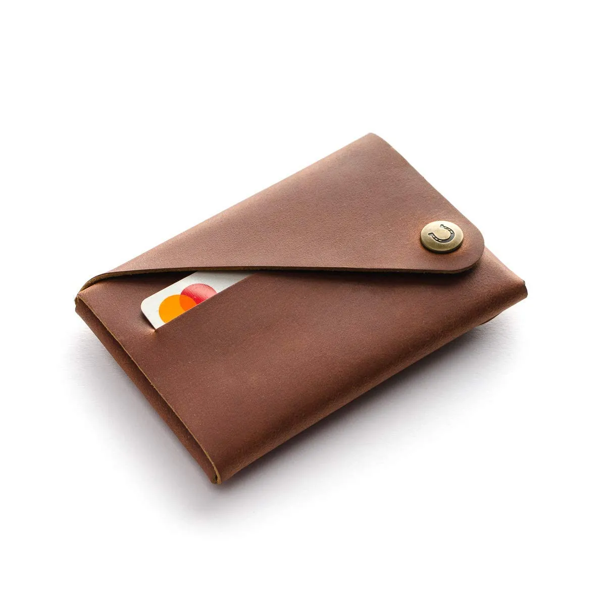 Crazy Horse Craft Minimalist – Leder Geldbörse Classic Brown