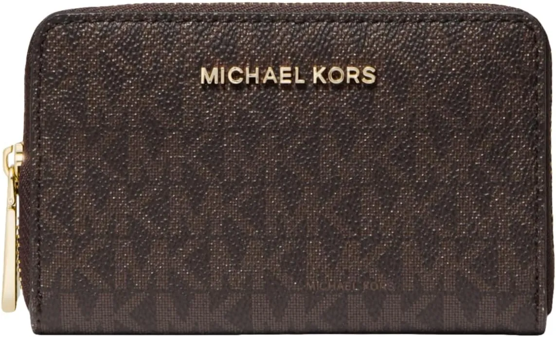 Michael Kors Jet Set – Canvas Geldbörse mit Reißverschluss