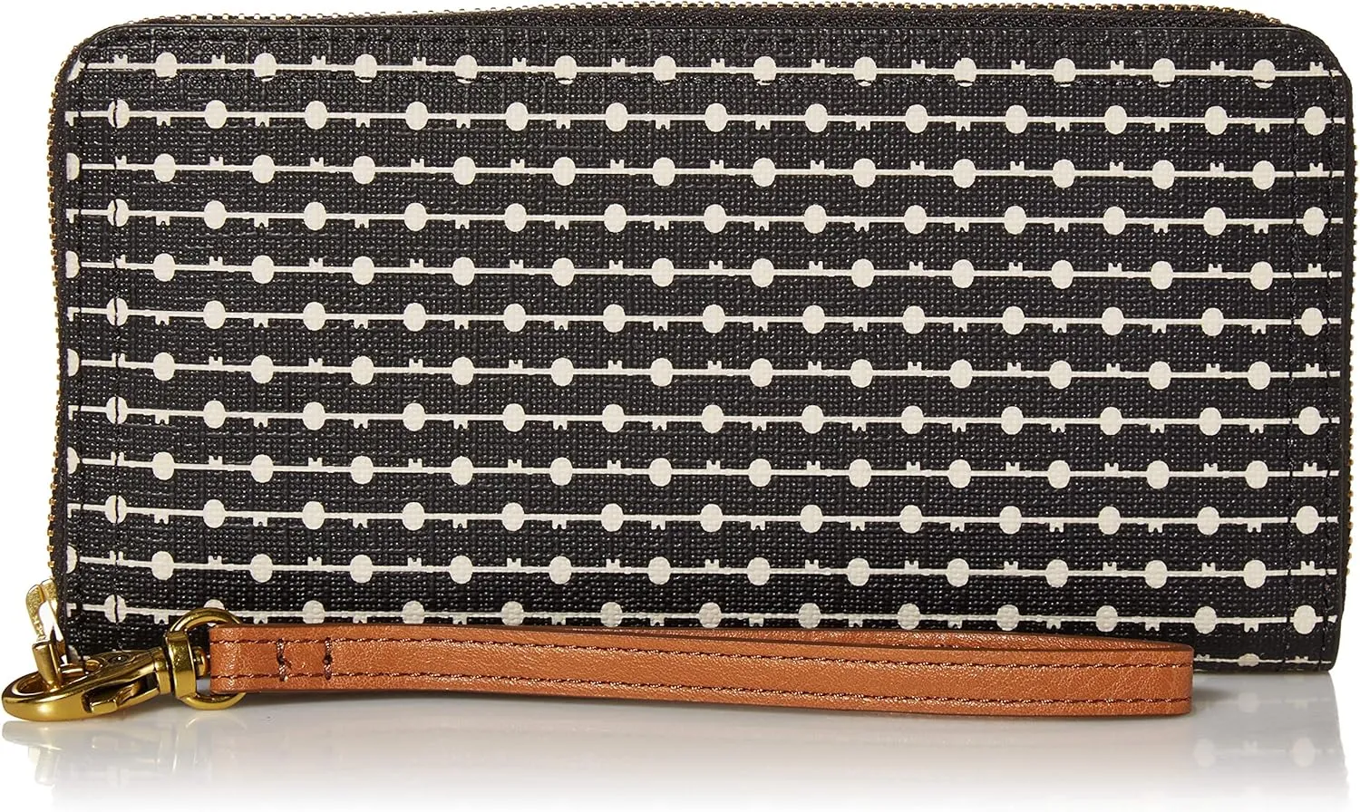 Fossil Logan – Kunstleder Clutch mit RFID-Schutz