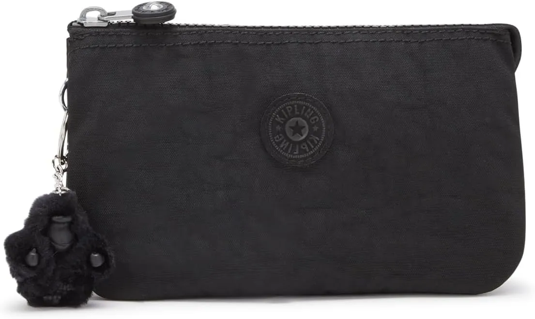 Kipling CREATIVITY L – Große Geldbörse mit Reißverschluss – Black Noir