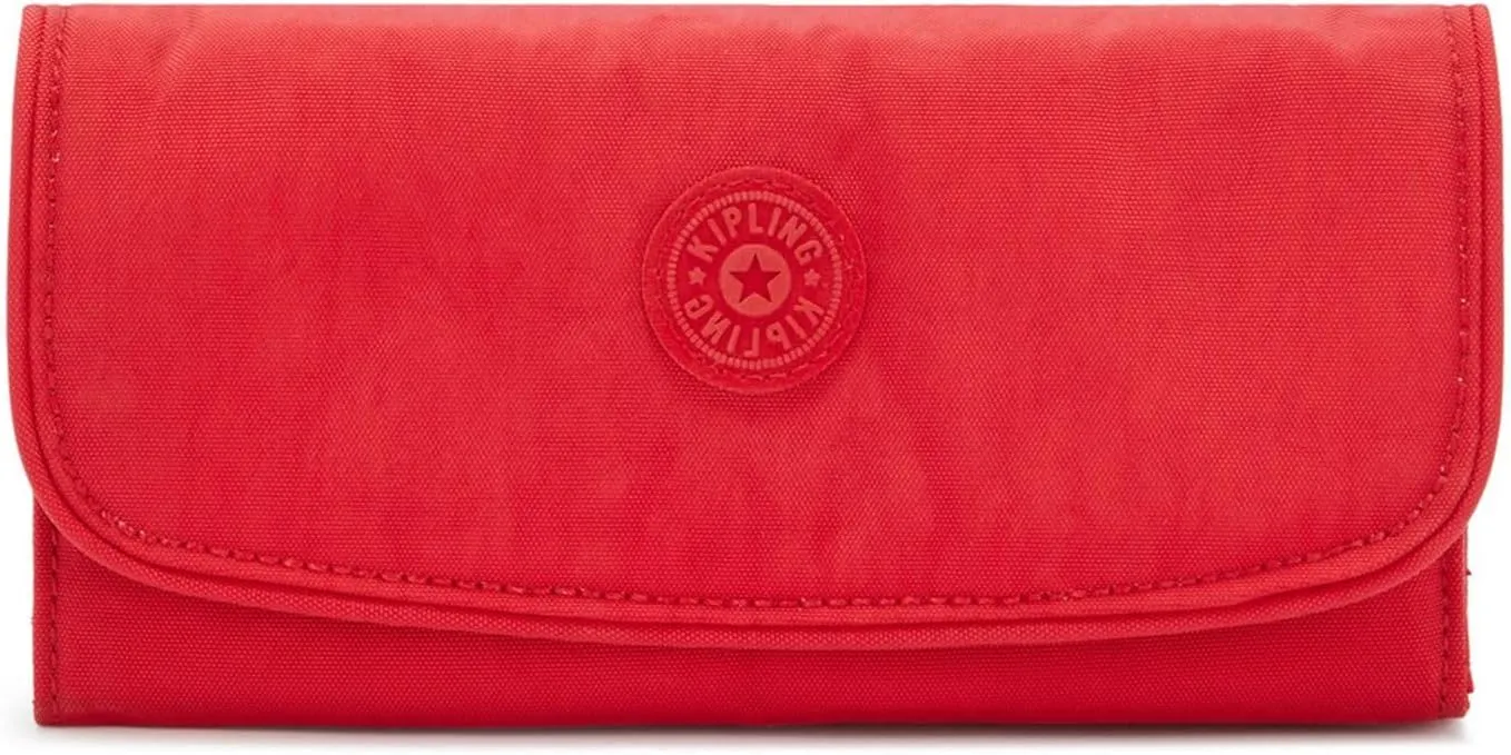 Kipling Money Land – Nylon Geldbörse mit RFID Schutz – Red Rouge