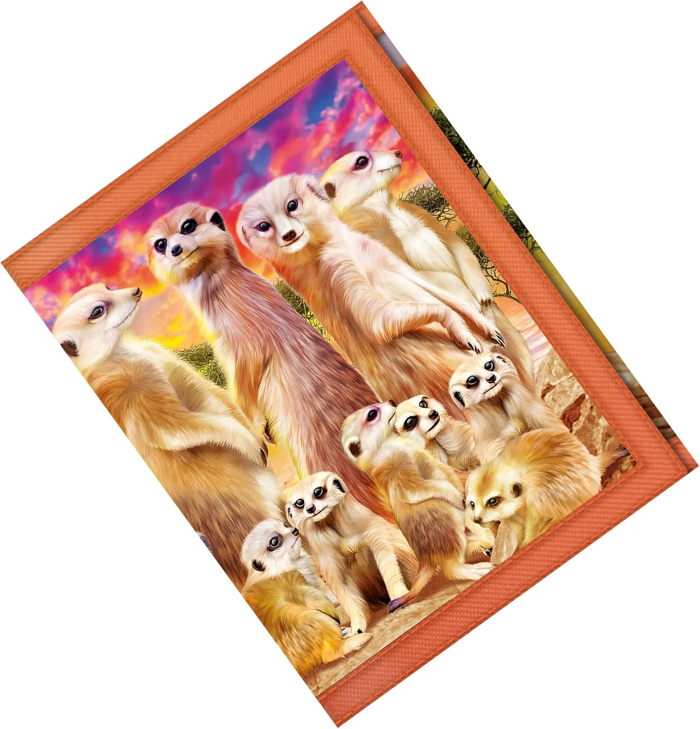 3D LiveLife Meerkats – Geldbörse mit Klettverschluss