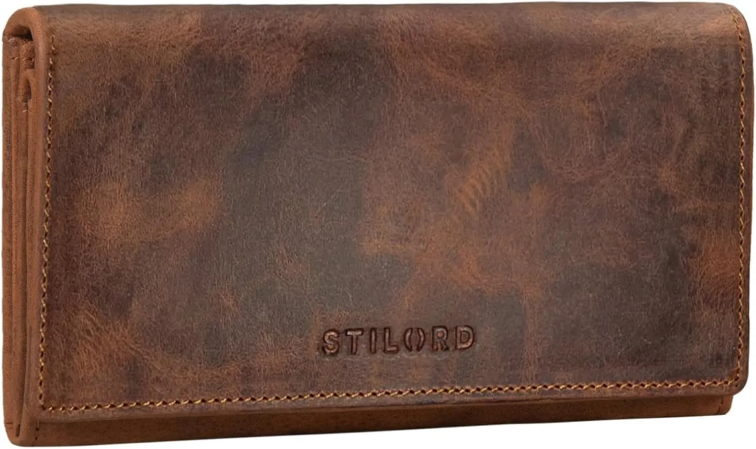 STILORD Marquesa – Leder Geldbörse mit RFID Schutz – Aneto-braun