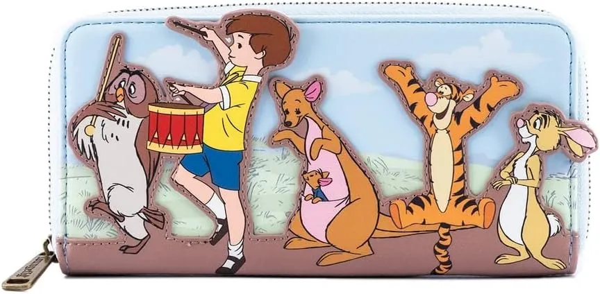 Loungefly Winnie The Pooh – Kunstleder Geldbörse mit Reißverschluss