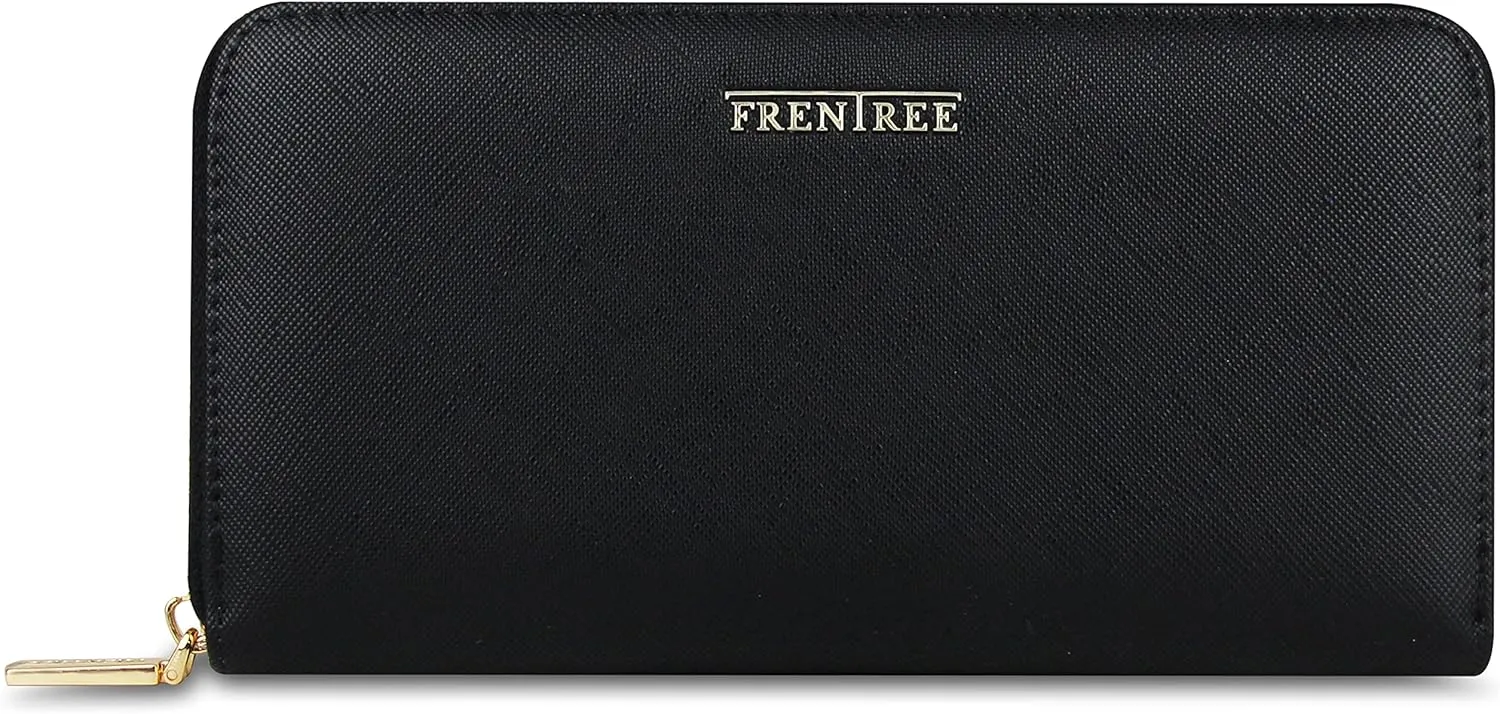 Frentree Damen Portemonnaie – Kunstleder Geldbörse mit RFID