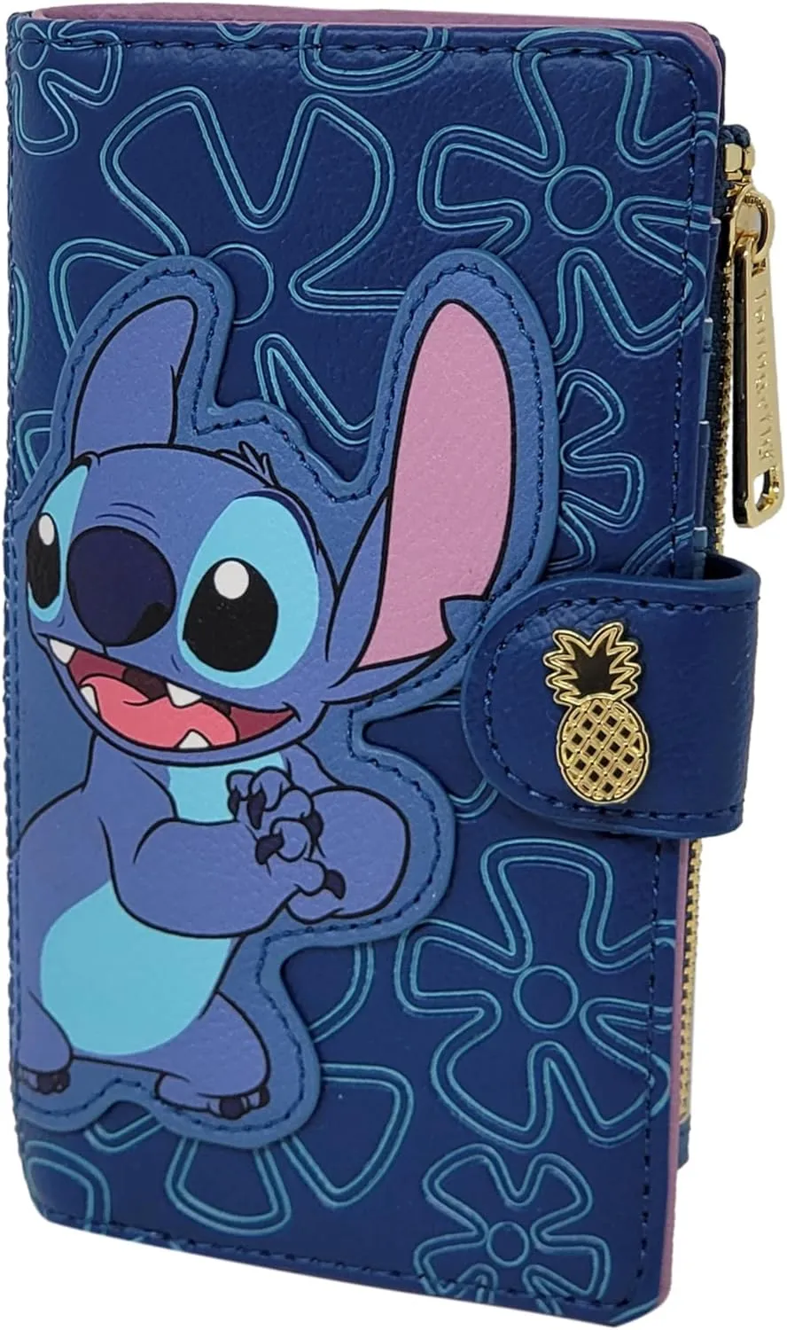 Loungefly Disney Stitch – Mini Geldbörse mit Blumen