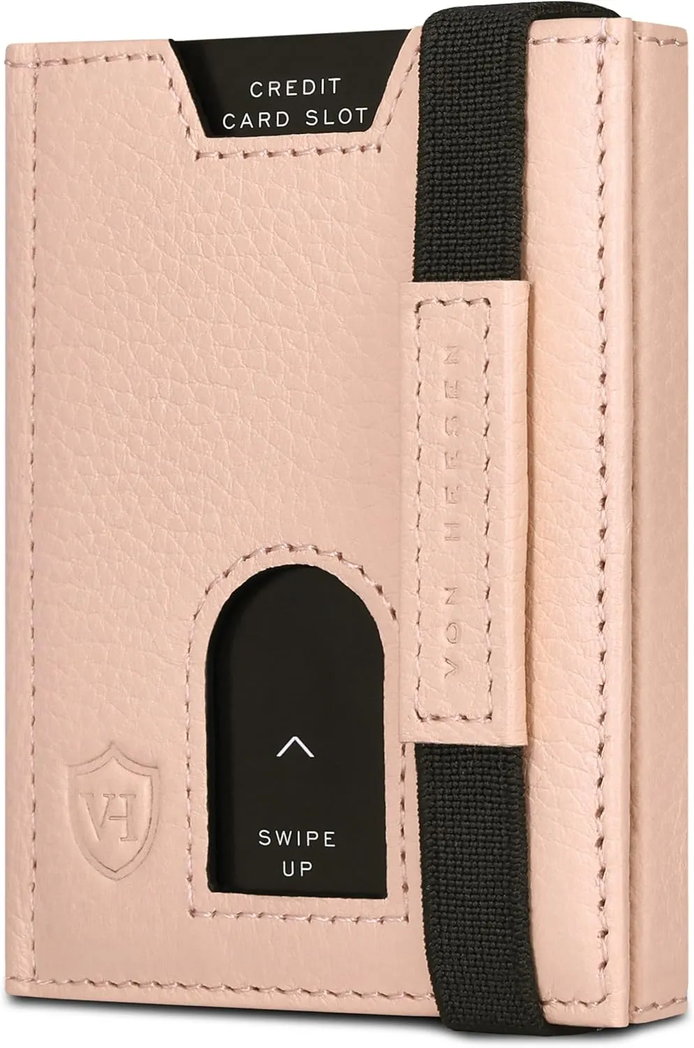 VON HEESEN Slim Wallet – Mini Geldbörse mit RFID Schutz