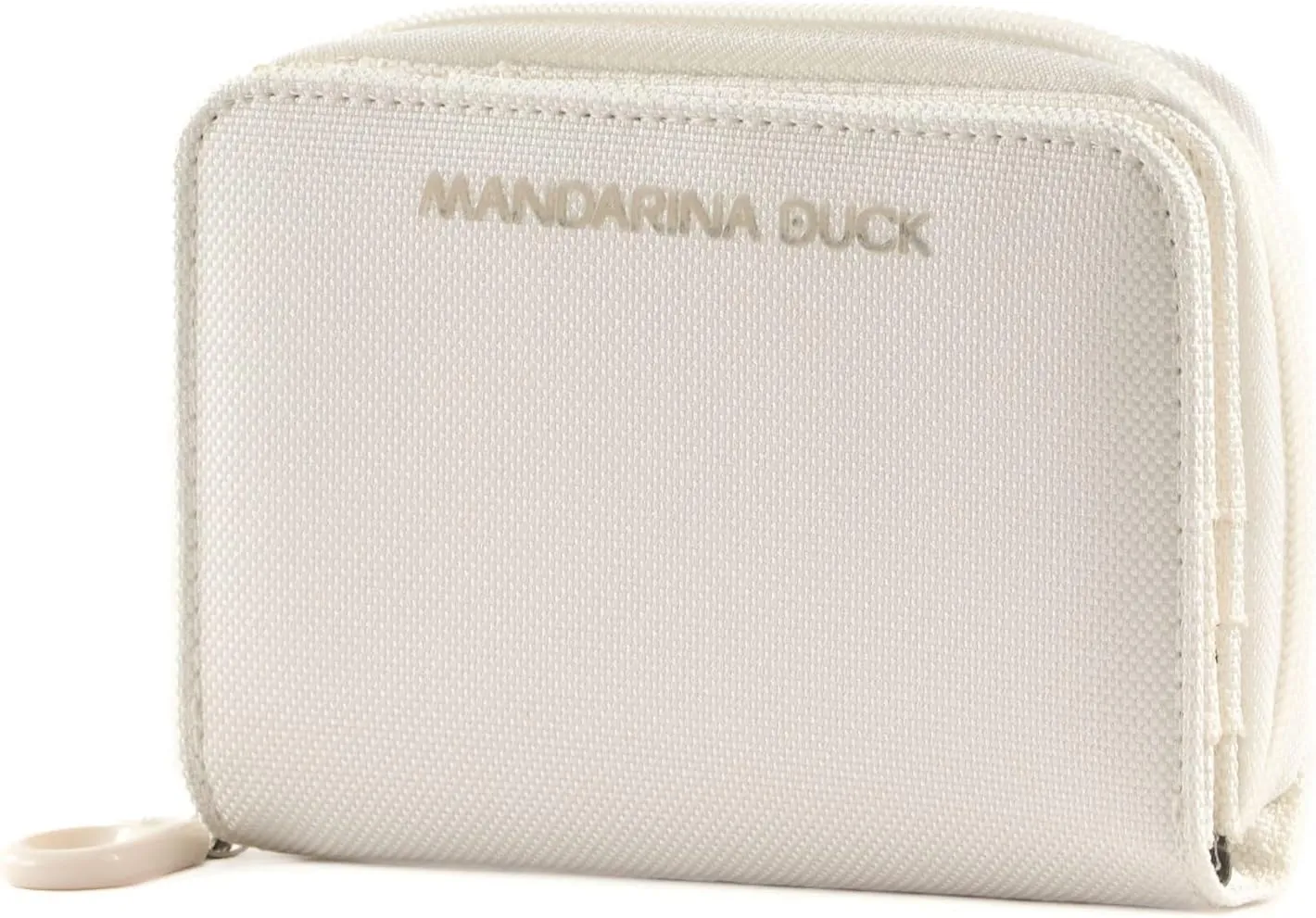 Mandarina Duck Geldbörse Damen – Weiß mit Reißverschluss