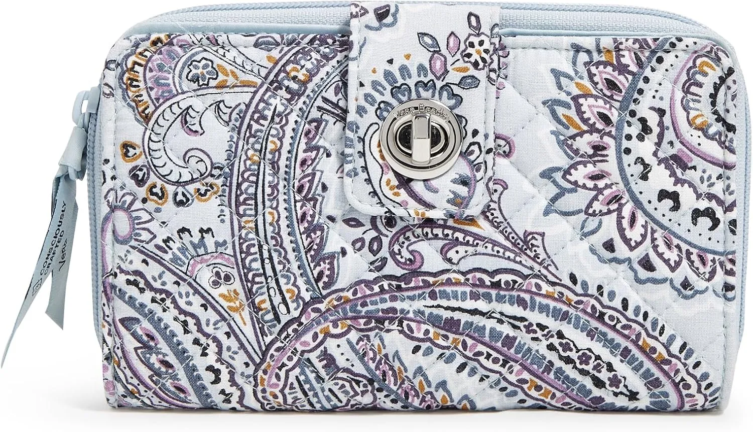 Vera Bradley Glenna – Baumwoll-Geldbörse mit Reißverschluss