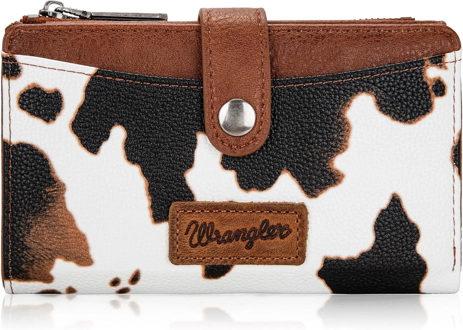 Wrangler Dreifach gefaltete Geldbörse Damen – Kunstleder mit Münzfach