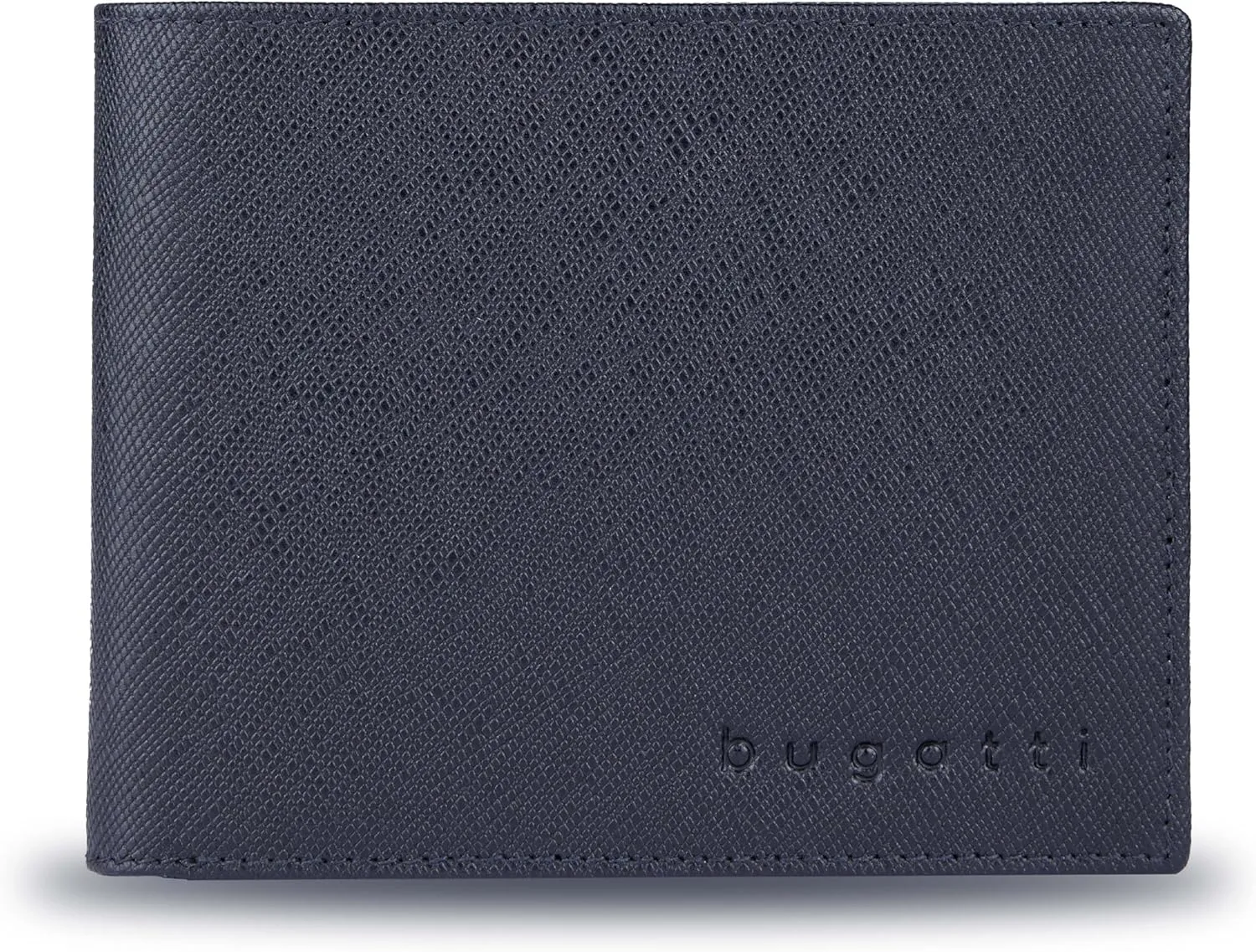 bugatti Lima – Leder Geldbörse mit RFID-Schutz – Schwarz Saffiano-art